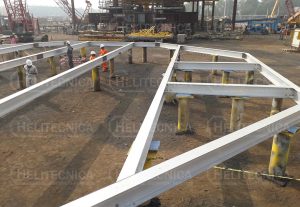 Helipuerto para el proyecto ONGC CLUSTER-8