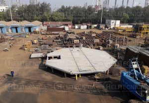 Helipuerto para el proyecto ONGC CLUSTER-8