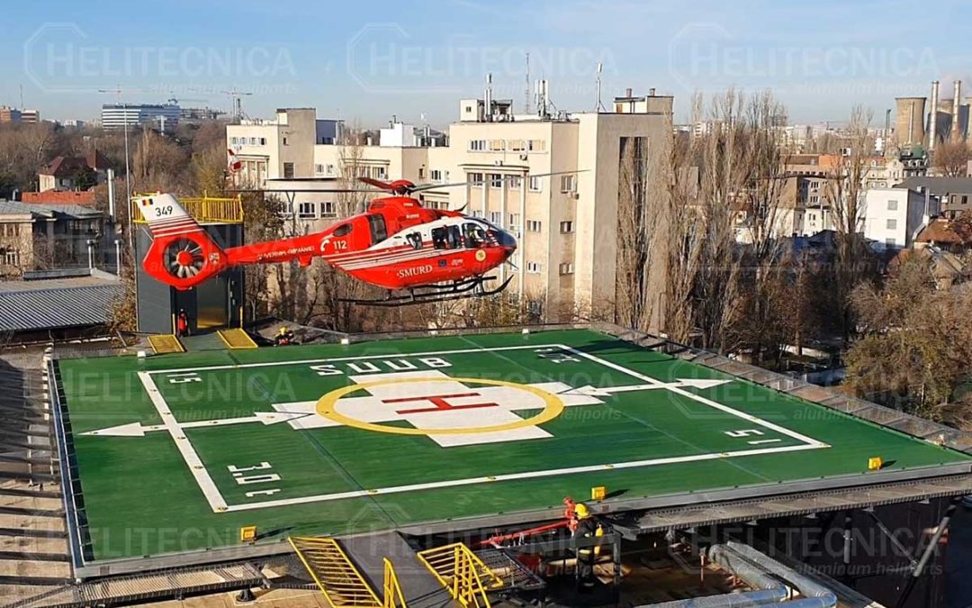 Helipuerto para el Hospital Universitario de Urgencias, Bucarest