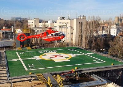 Helipuerto para el Hospital Universitario de Urgencias, Bucarest