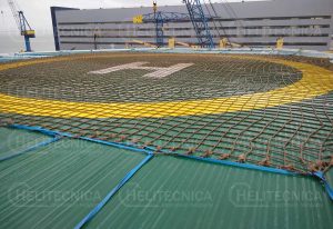 Helipuerto en el buque de cableado «Isaac Newton»