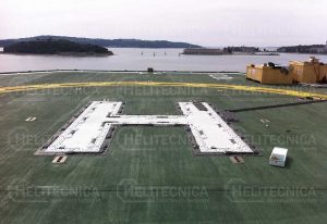 Helipuerto para la Unidad de Perforación en mar adentro «LABIN»