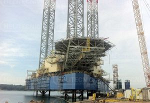 Helipuerto para la Unidad de Perforación en mar adentro «LABIN»