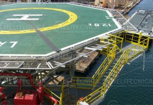 Helipuerto para la Unidad de Perforación en mar adentro «LABIN»