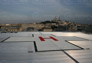 Helipuerto para el Hospital Lariboisière de París