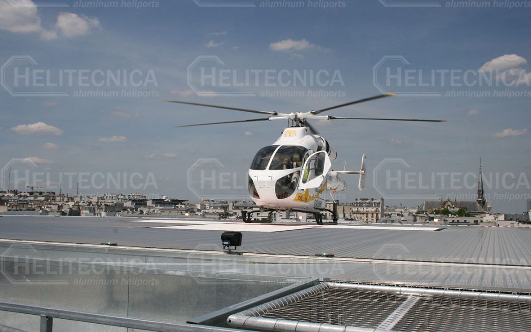 Helipuerto para el Hospital Lariboisière de París