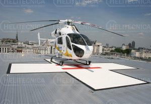 Helipuerto para el Hospital Lariboisière de París