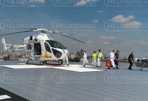 Helipuerto para el Hospital Lariboisière de París