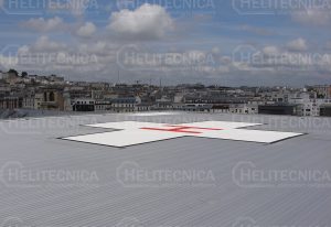 Helipuerto para el Hospital Lariboisière de París