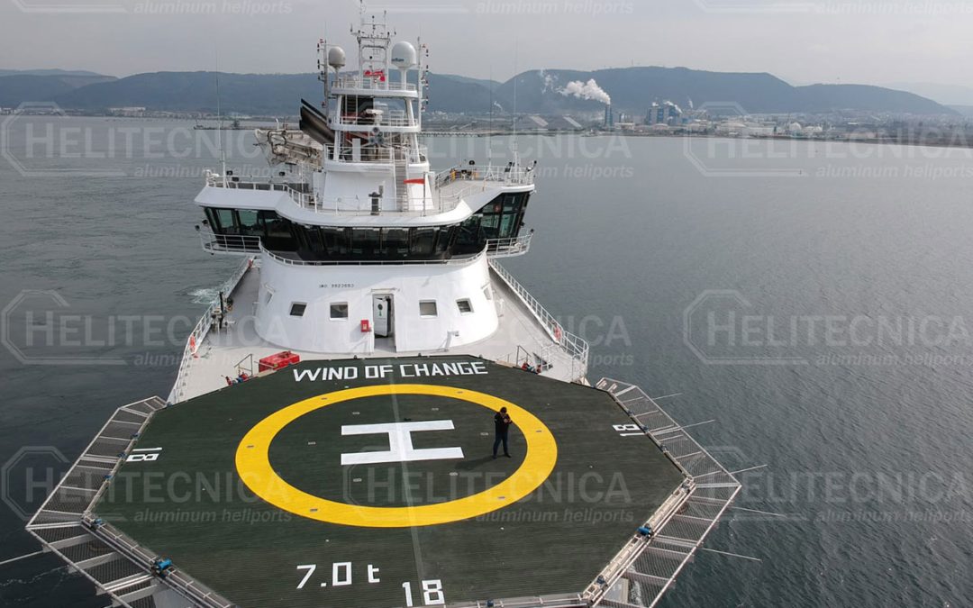 Helipuerto para el SOV «Wind of Change»